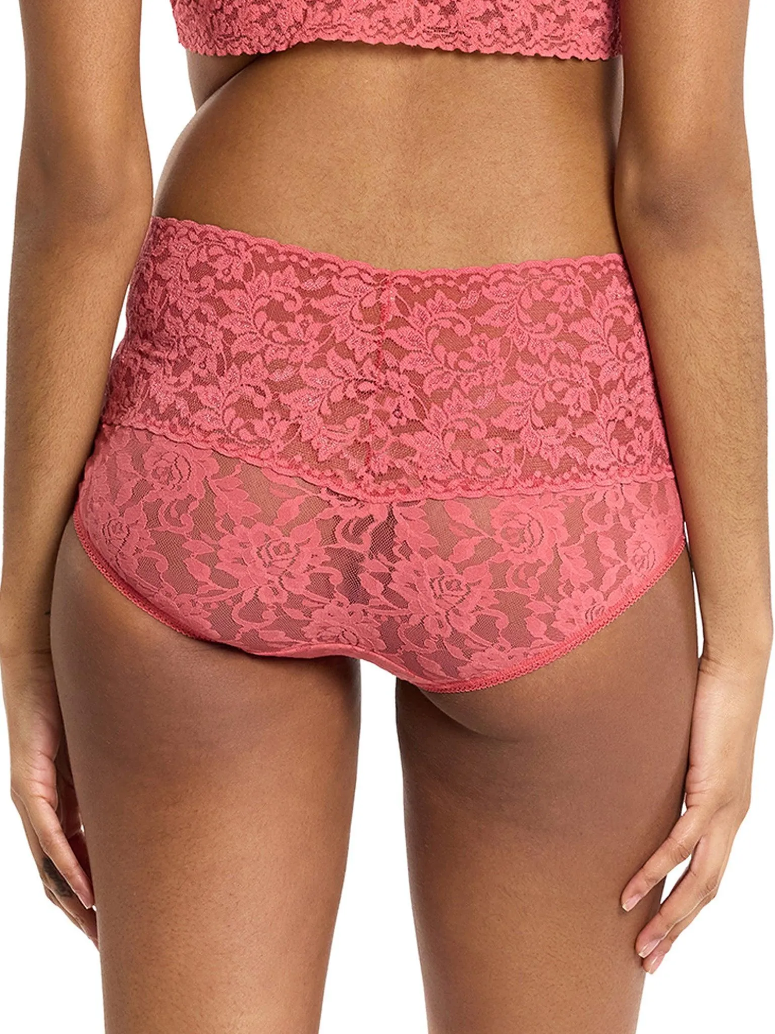 Retro Lace V-Kini Naples Red Sale sold by Hanky Panky product image thumbnail 5
