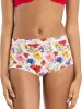 Printed Signature Lace® High Rise Boyshort Meadow Mix White sold by Hanky Panky