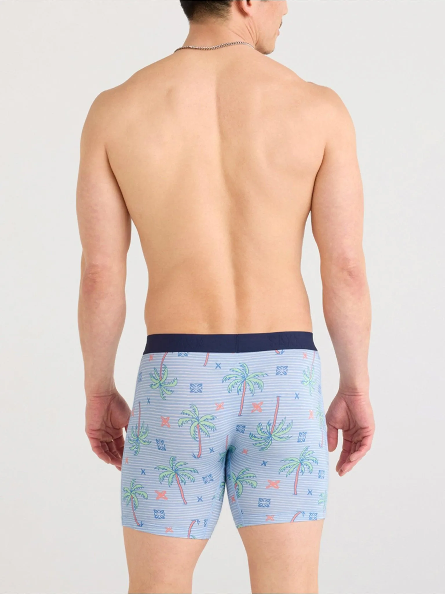 Signature Lace® Low Rise Thong And Saxx Super Soft Vibe Boxer Brief Palmtastic sold by Hanky Panky product image thumbnail 5