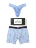 Signature Lace® Original Rise Thong And Saxx Super Soft Vibe Boxer Brief Palmtastic sold by Hanky Panky