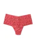 Plus Size Retro Lace Thong Naples Red sold by Hanky Panky