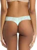 Flora Lace Low Rise Thong Mint Tea Green sold by Hanky Panky