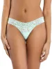 Flora Lace Low Rise Thong Mint Tea Green sold by Hanky Panky
