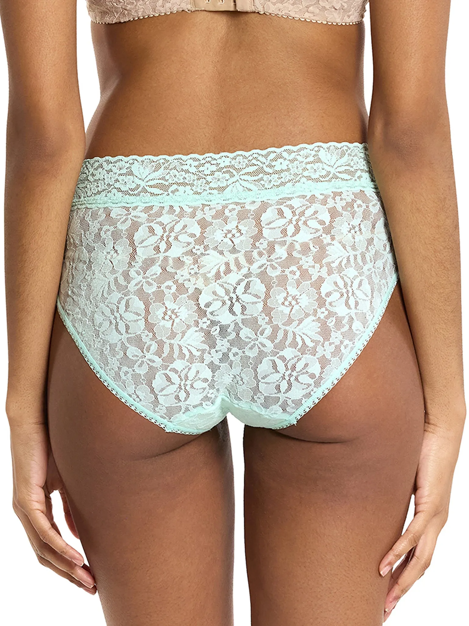 Flora Lace French Brief Mint Tea Green Sale sold by Hanky Panky product image thumbnail 2
