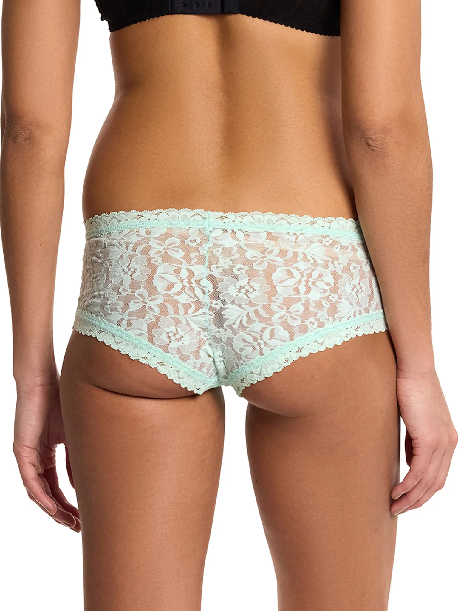 Flora Lace Boyshort Mint Tea Green Sale sold by Hanky Panky product image thumbnail 2