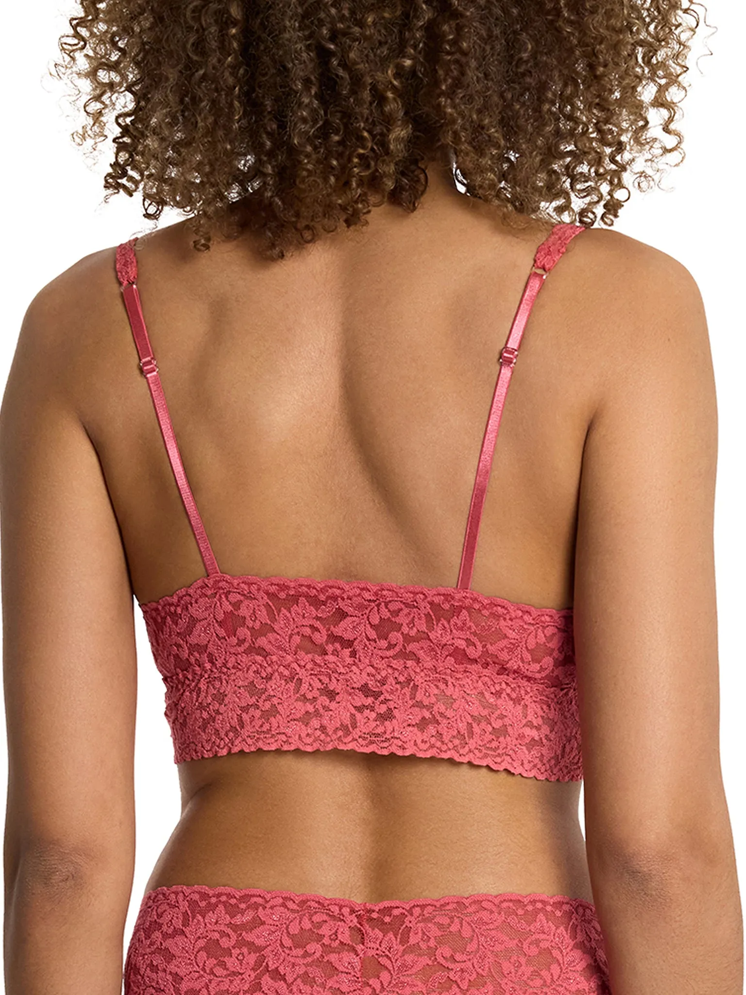 V-Neck Retro Lace Bralette Naples Red Sale sold by Hanky Panky product image thumbnail 5