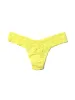 Signature Lace® Low Rise Thong Lemon Meringue Yellow sold by Hanky Panky