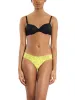 Signature Lace® Low Rise Thong Lemon Meringue Yellow sold by Hanky Panky