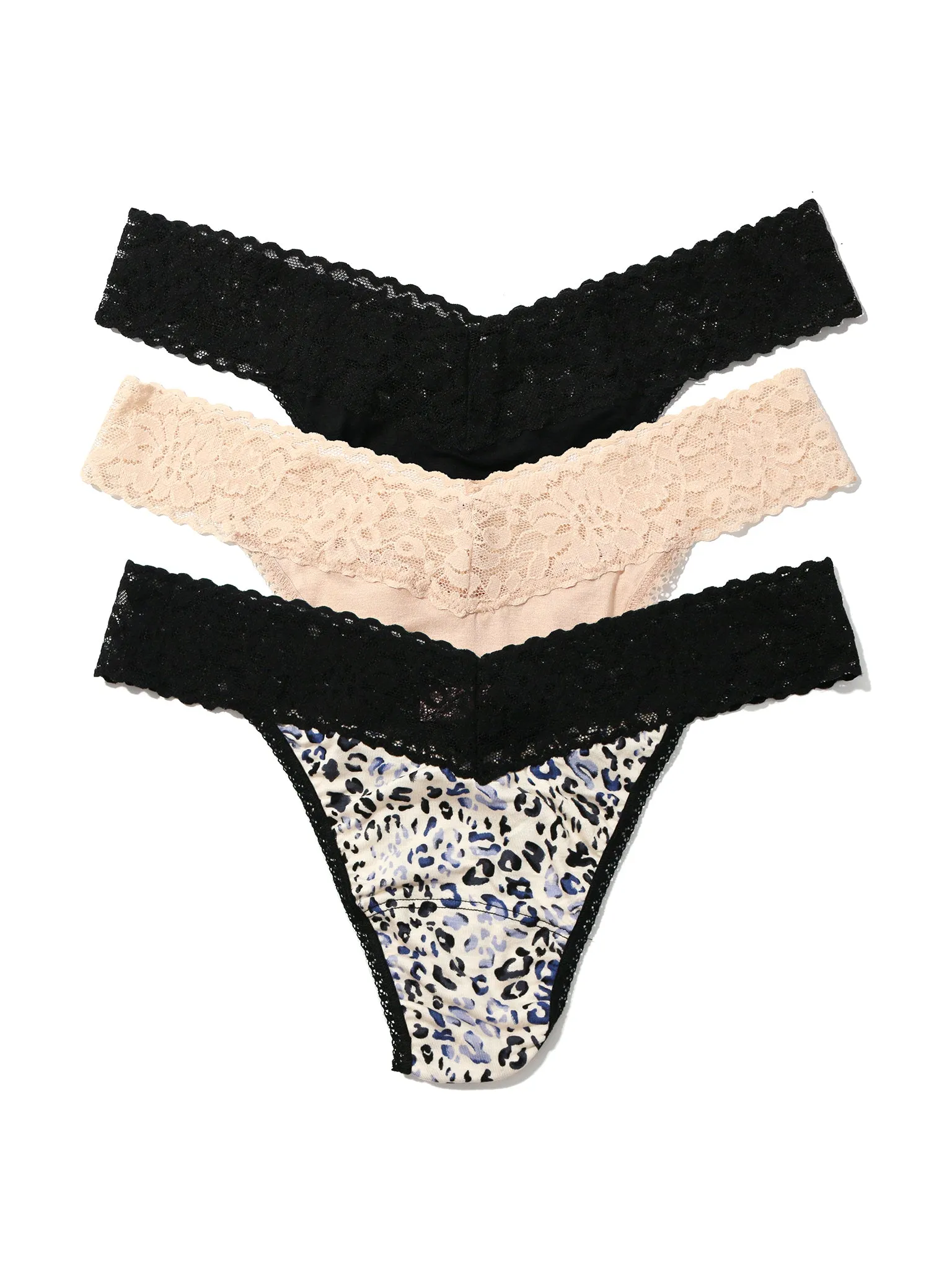 DreamEase® Original Rise Thong 3 Pack sold by Hanky Panky