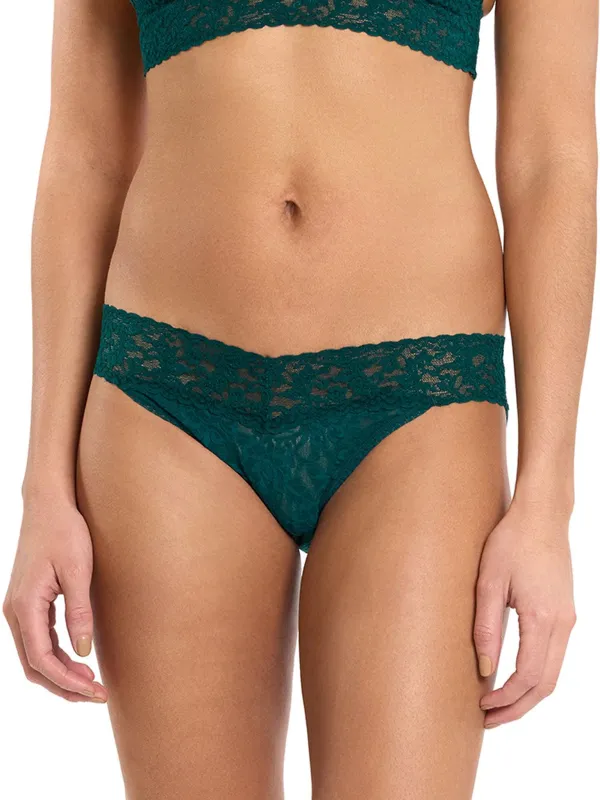 Signature Lace® V-Kini Mountain Green Sale sold by Hanky Panky