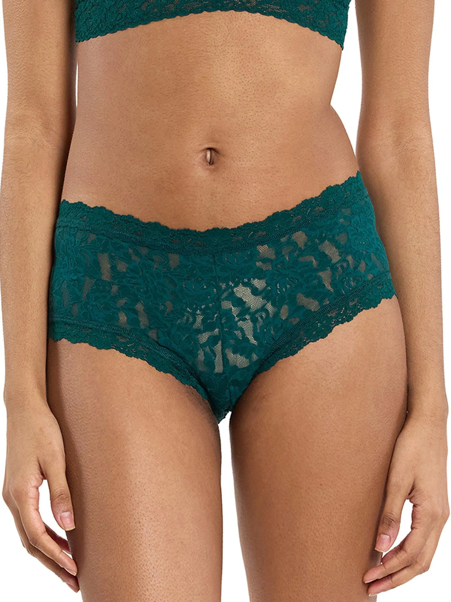 Signature Lace® Boyshort Mountain Green Black Friday Sale sold by Hanky Panky
