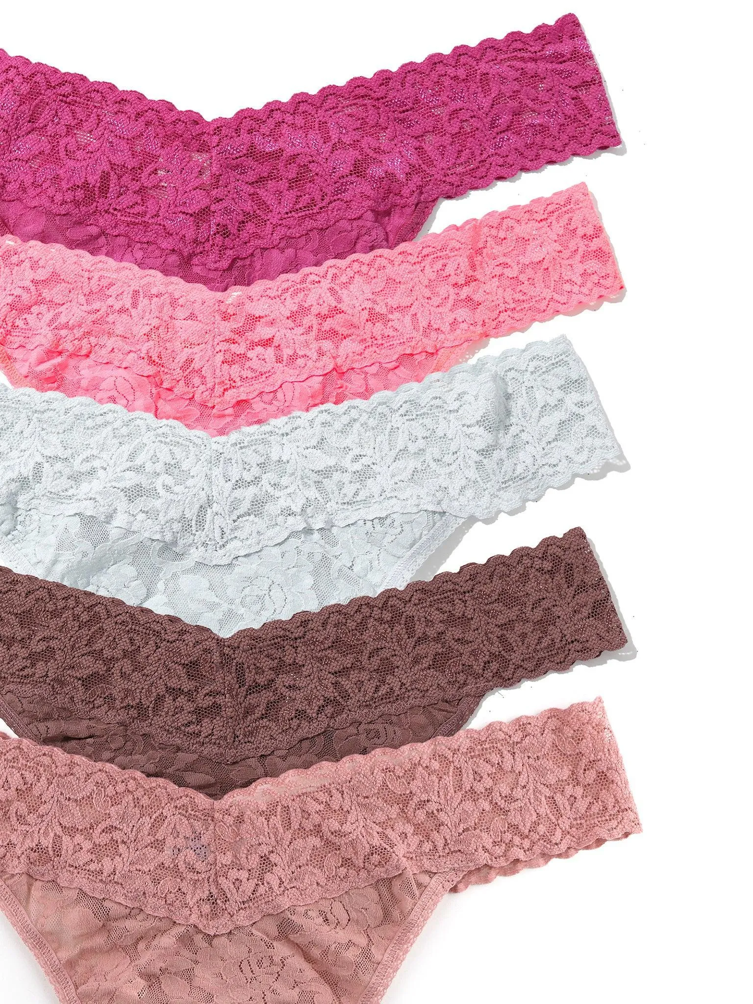 5 Pack Signature Lace® Original Rise Thongs In Printed Box Sale sold by Hanky Panky product image thumbnail 2