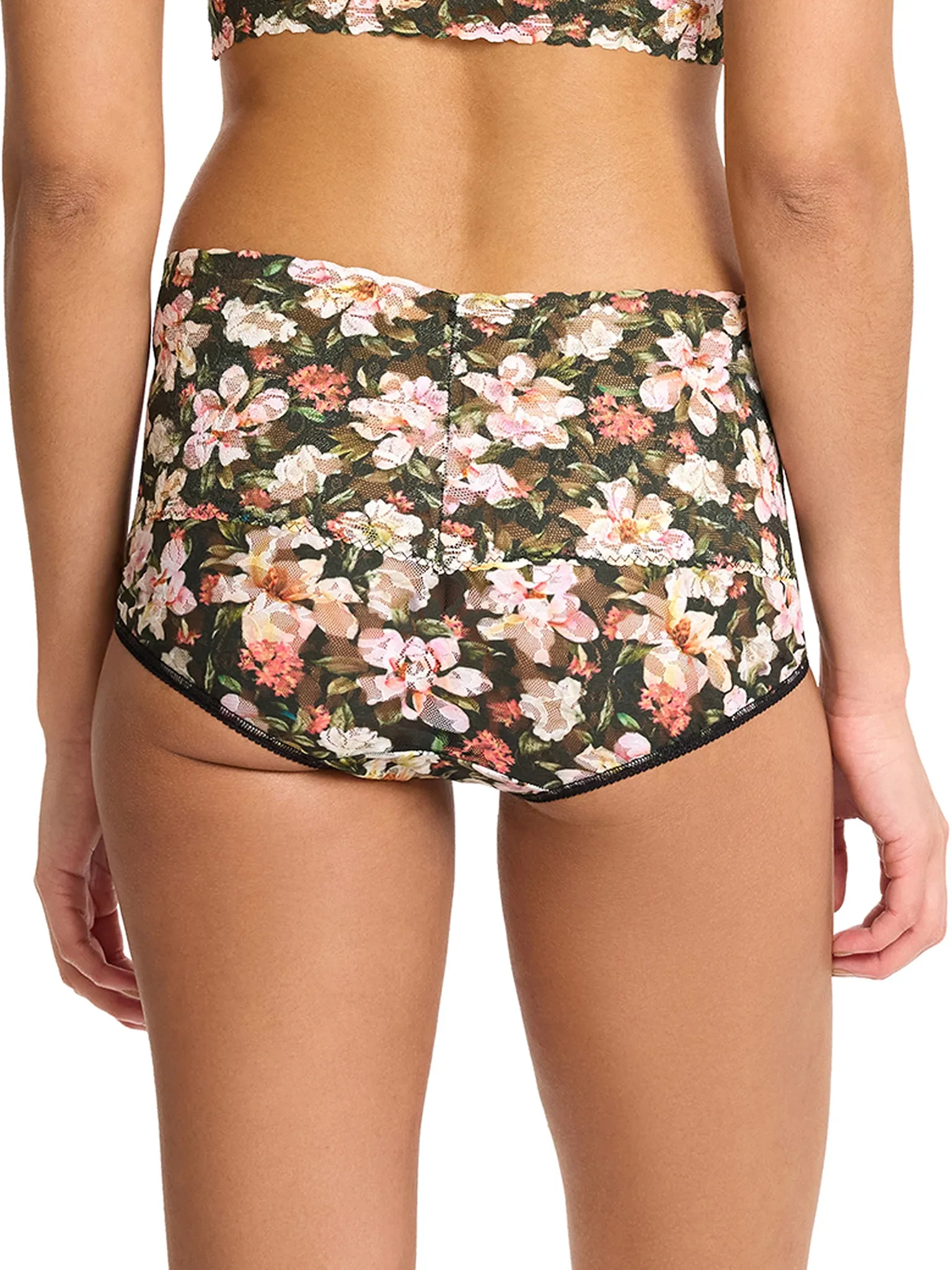 Printed Retro Lace V-Kini Dark Room Blooms Sale sold by Hanky Panky product image thumbnail 2
