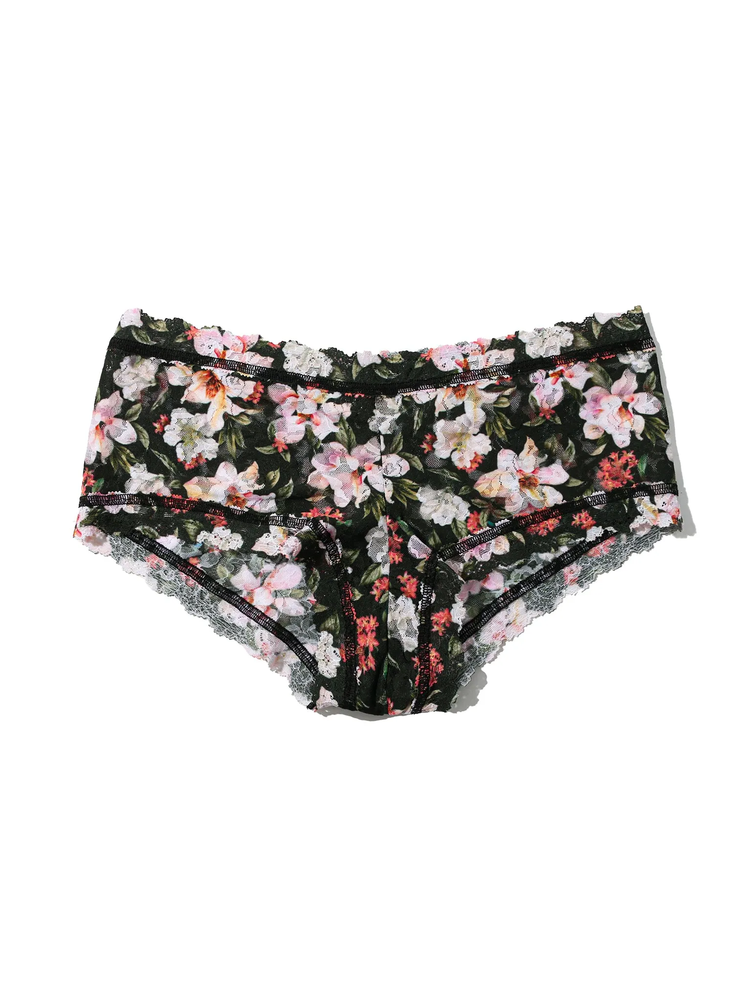 Printed Signature Lace® Boyshort Dark Room Blooms Sale sold by Hanky Panky product image thumbnail 4