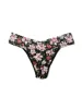 Printed Signature Lace® Original Rise Thong Dark Room Blooms sold by Hanky Panky