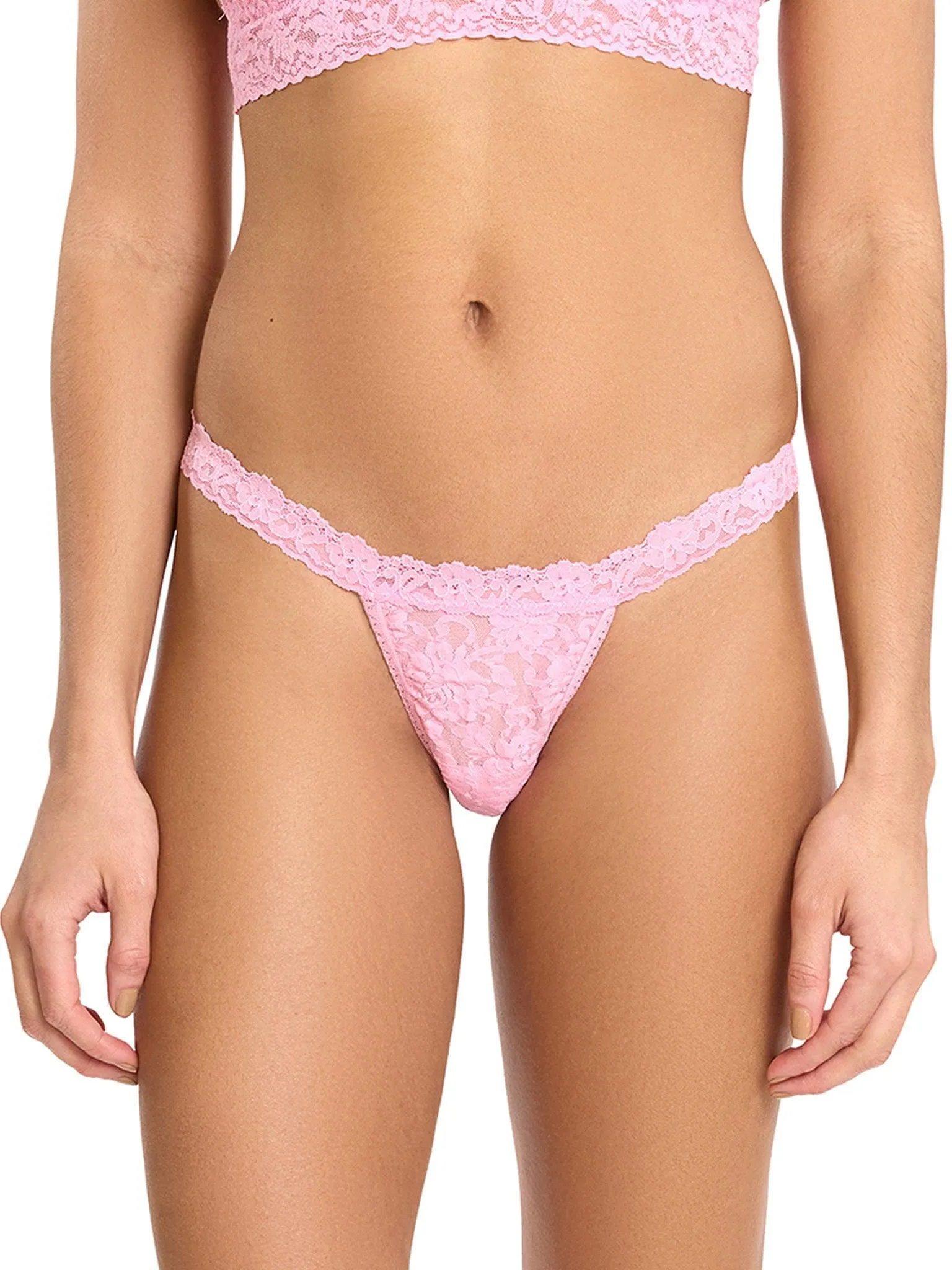 Signature Lace® G-String Strawberry Lemonade Pink sold by Hanky Panky product image thumbnail 4