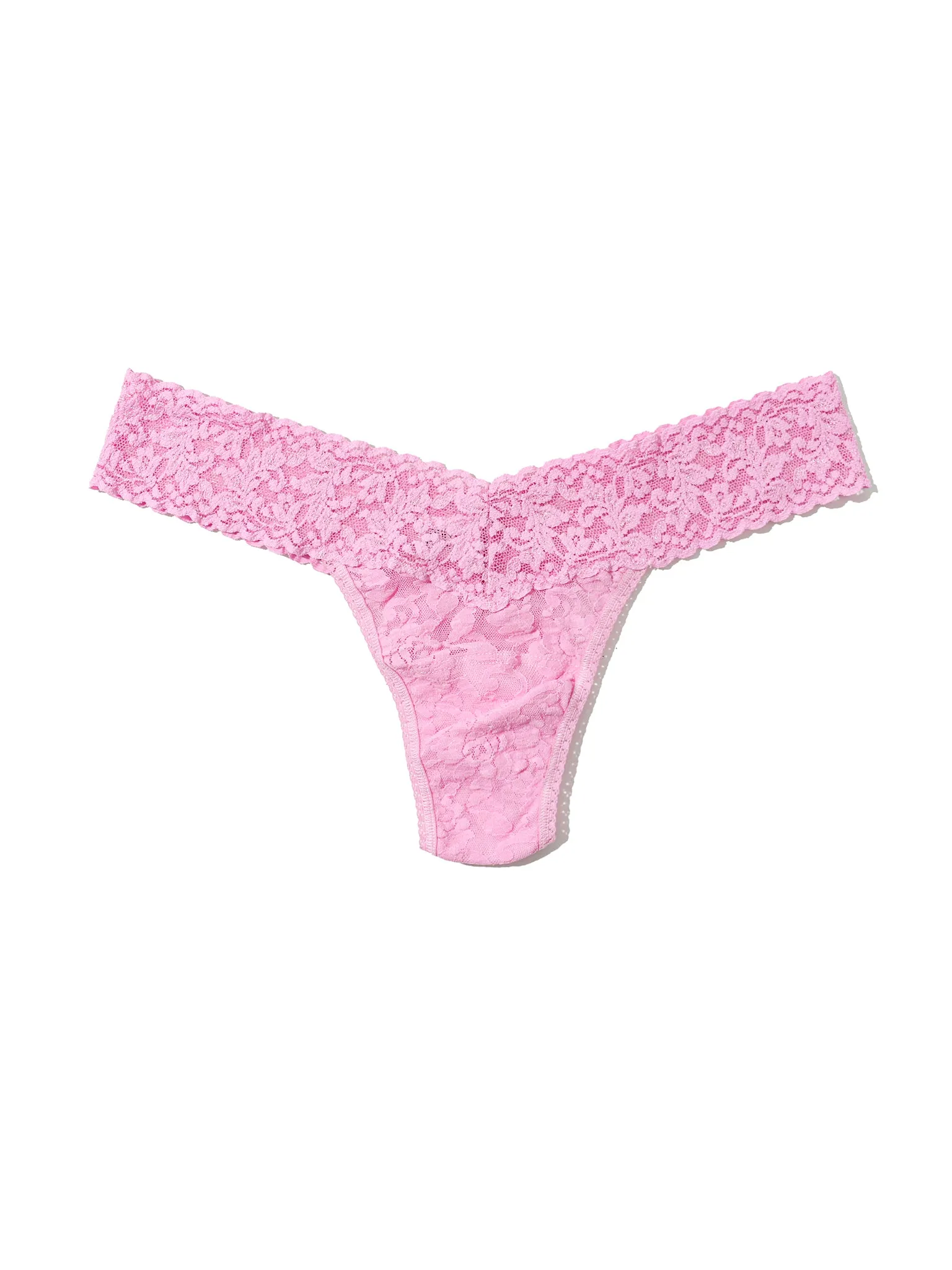 4911® Signature Lace® Low Rise Thong Strawberry Lemonade Pink sold by Hanky Panky product image thumbnail 5