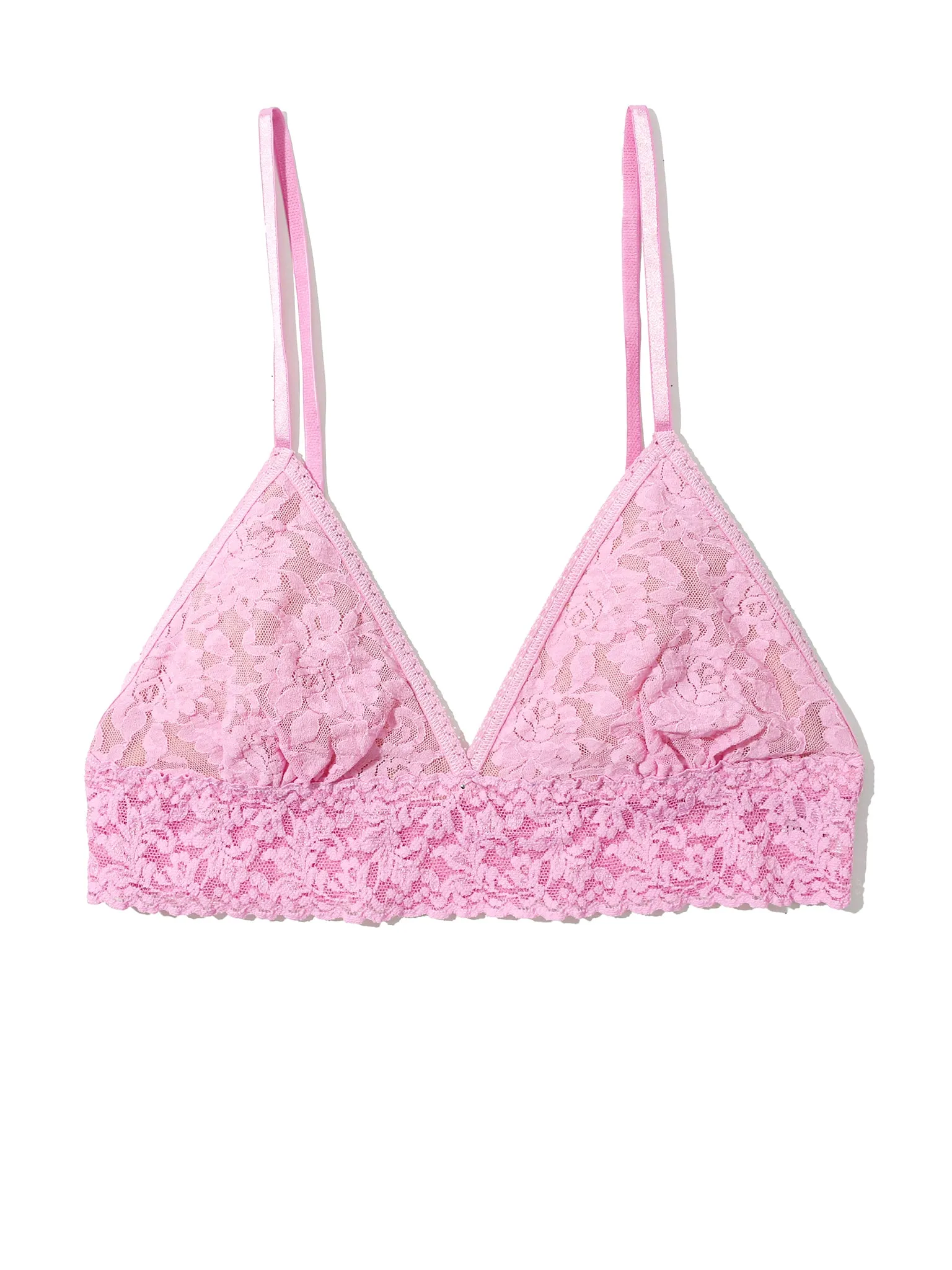 Signature Lace® Padded Triangle Bralette Strawberry Lemonade Pink Black Friday Sale sold by Hanky Panky product image thumbnail 5