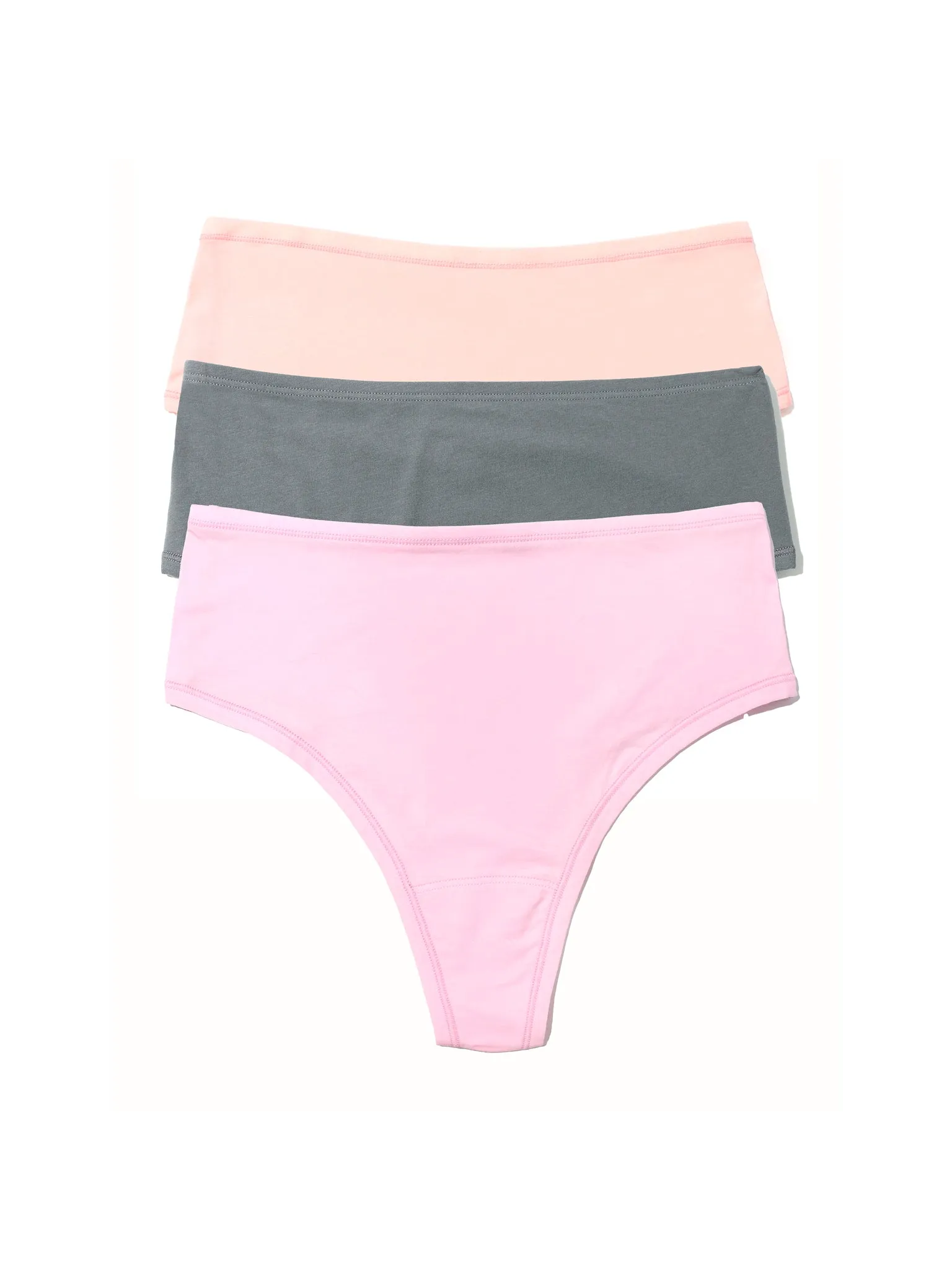 PlayStretch™ High Rise Thong 3 Pack Black Friday Sale sold by Hanky Panky