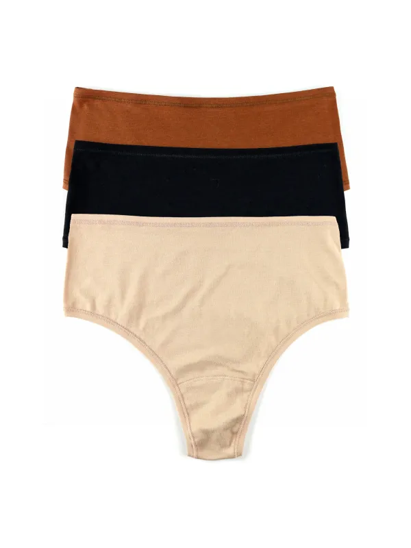 PlayStretch™ High Rise Thong 3 Pack sold by Hanky Panky