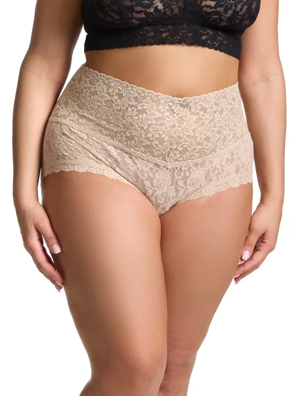 Plus Retro Boyshort Chai Sale made by Hanky Panky