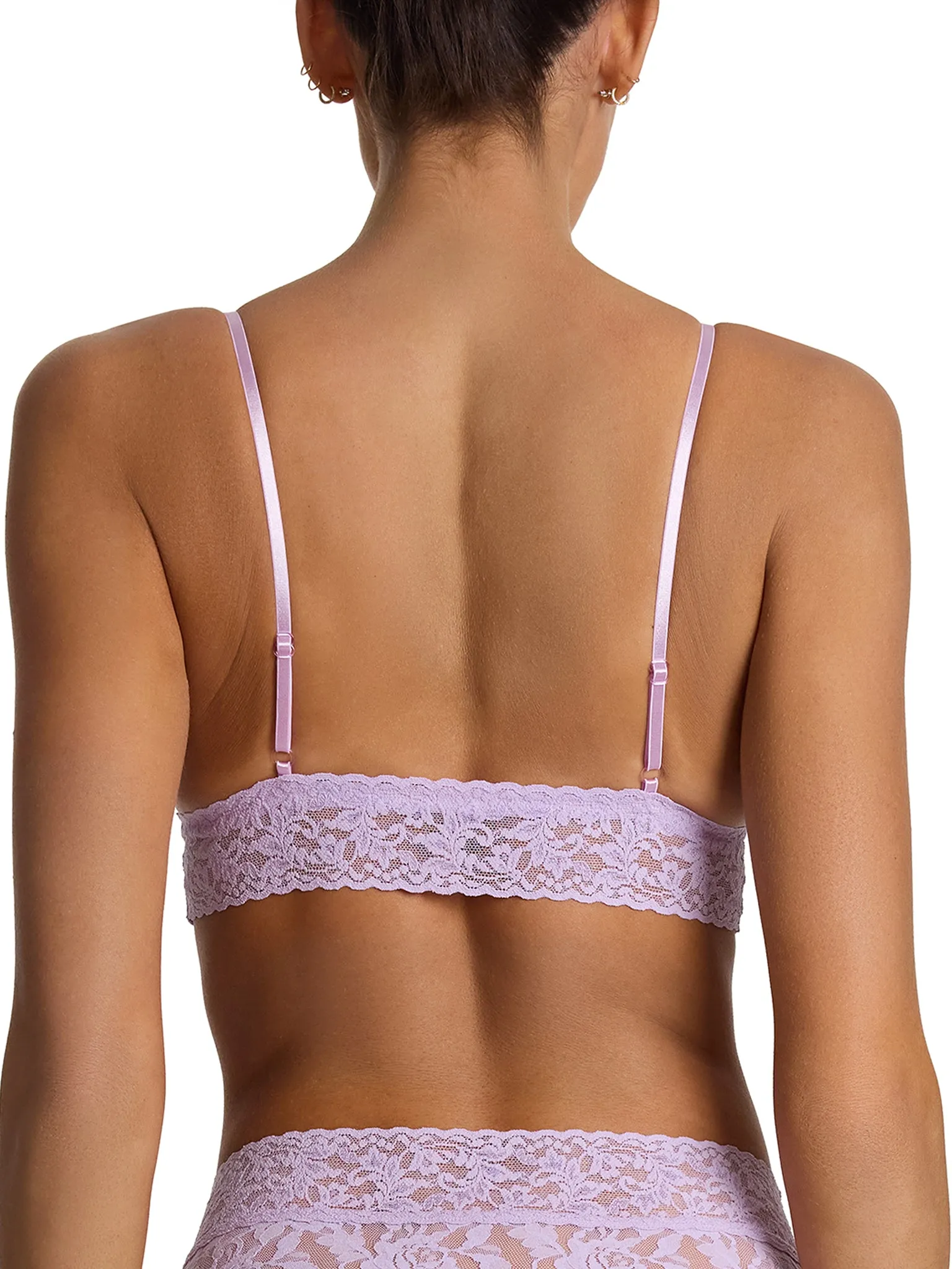 Signature Lace® Padded Triangle Bralette Lavender Fields Purple Sale sold by Hanky Panky product image thumbnail 2