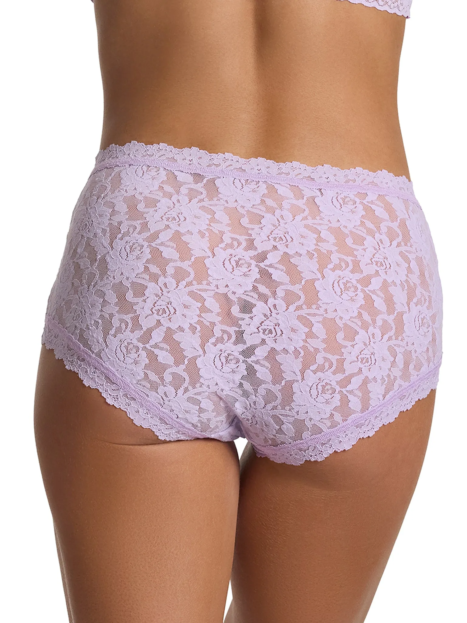 Signature Lace® High Rise Boyshort Lavender Fields Purple Black Friday Sale sold by Hanky Panky product image thumbnail 2