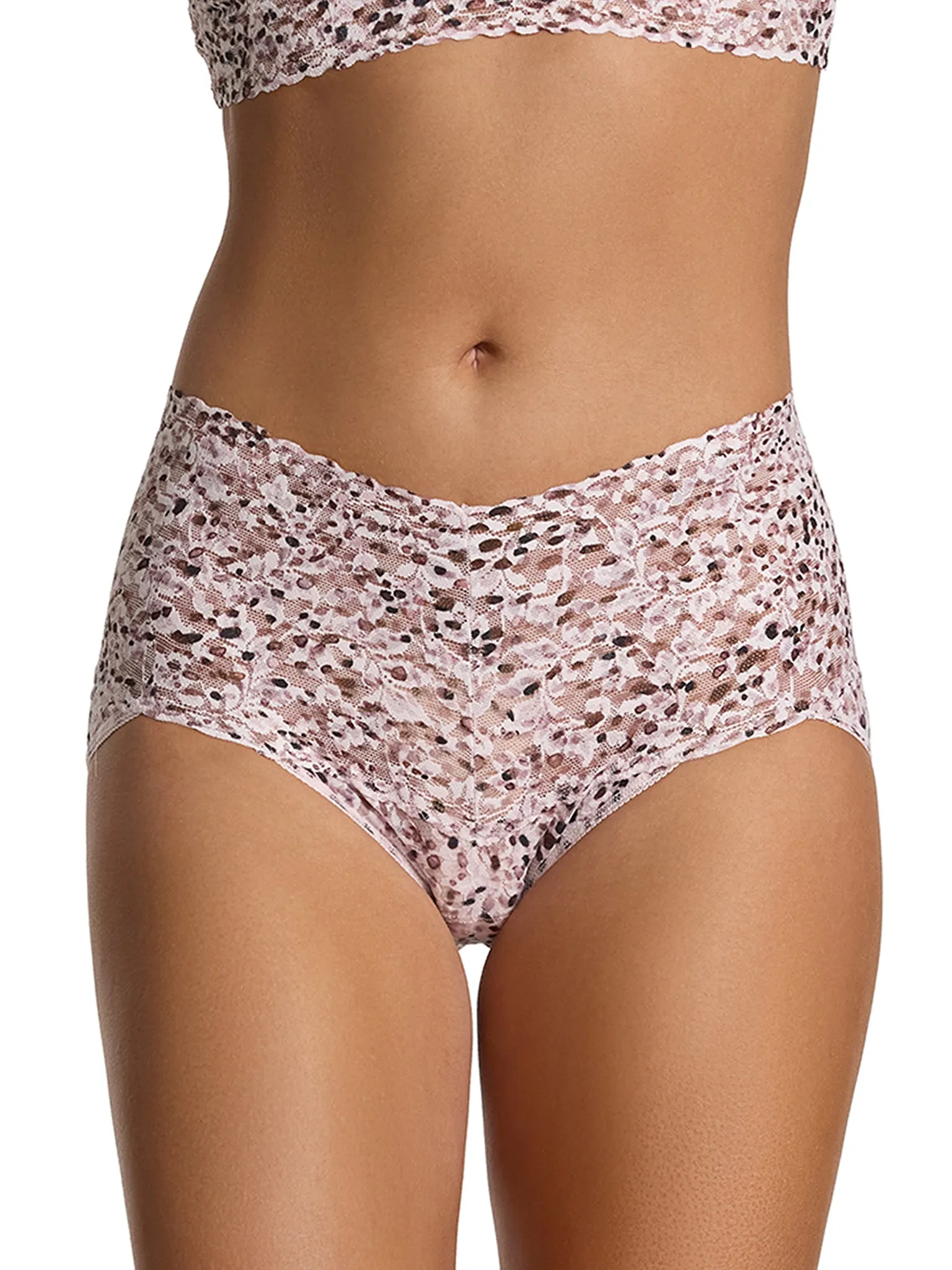 Printed Retro Lace V-Kini Unconventional White Sale sold by Hanky Panky product image thumbnail 3