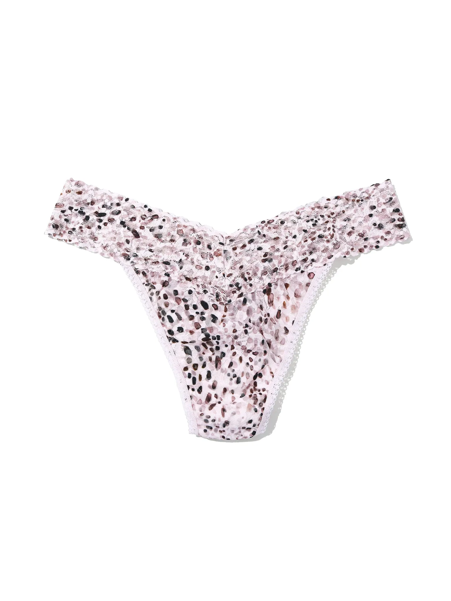 Printed Signature Lace® Original Rise Thong Unconventional White Black Friday Sale sold by Hanky Panky product image thumbnail 5