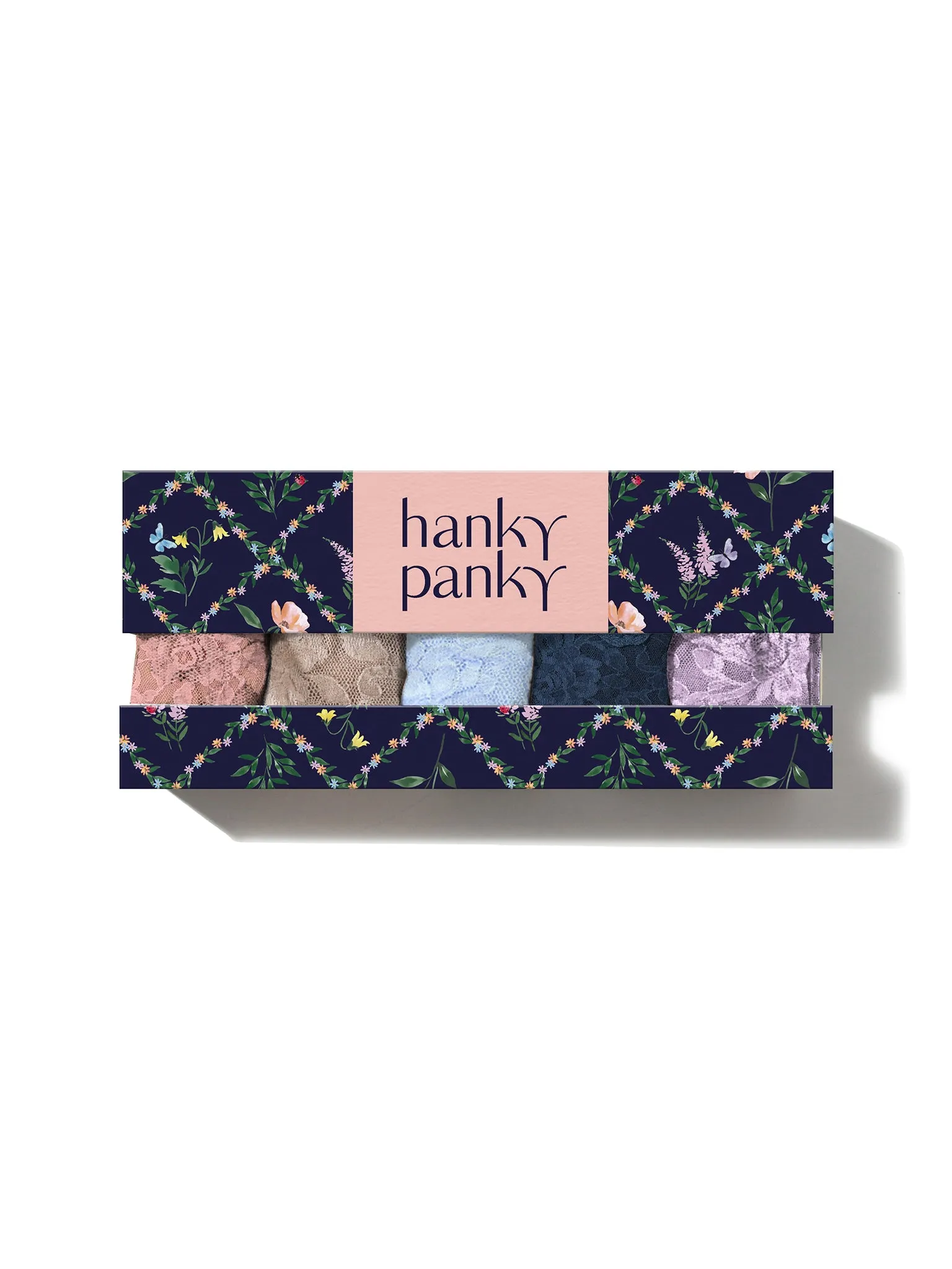 5 Pack Signature Lace® Low Rise Thongs In Printed Box Lavender Fields Black Friday Sale sold by Hanky Panky product image thumbnail 3