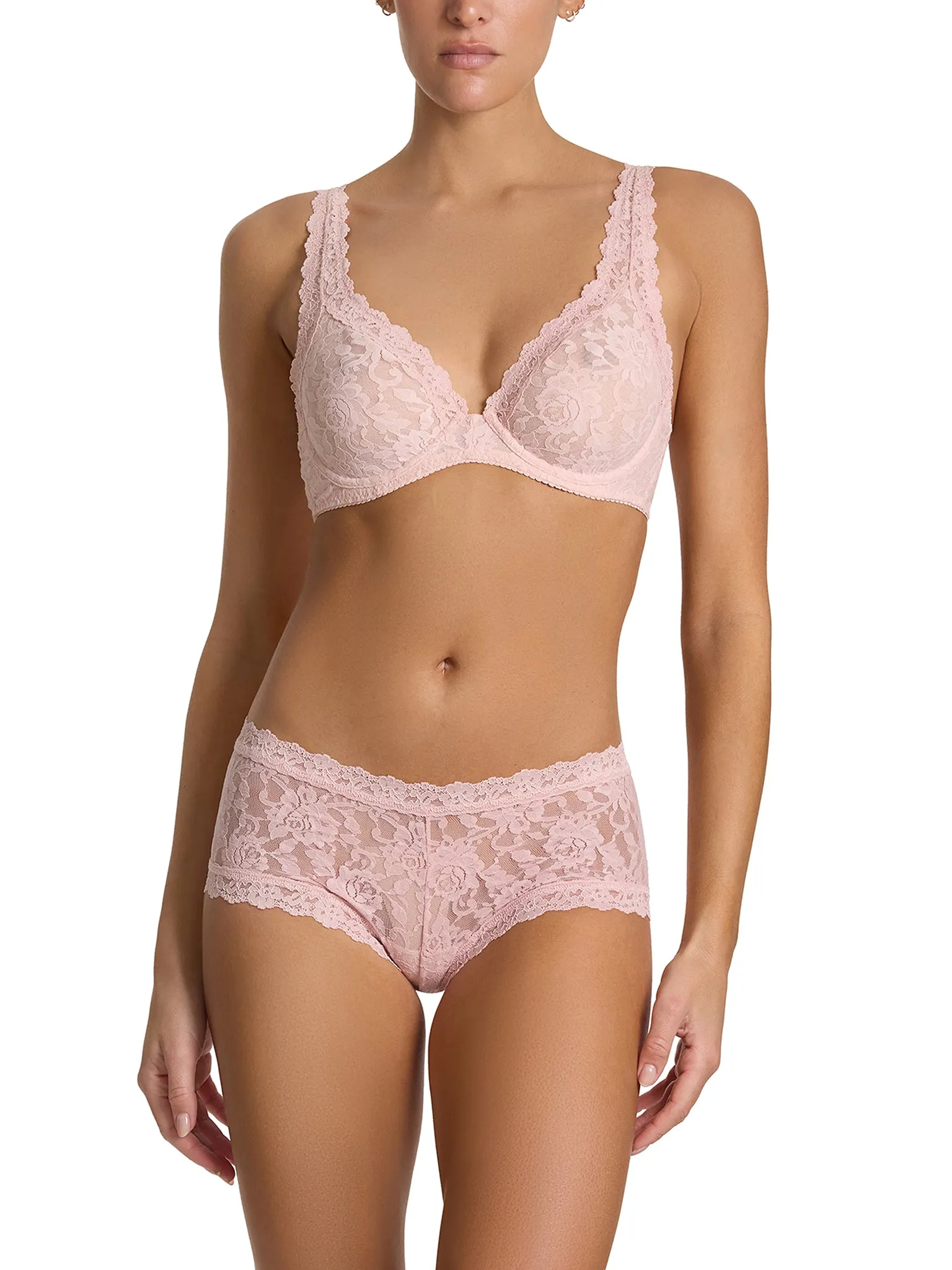 Signature Lace® Boyshort Blushing Rose sold by Hanky Panky product image thumbnail 3