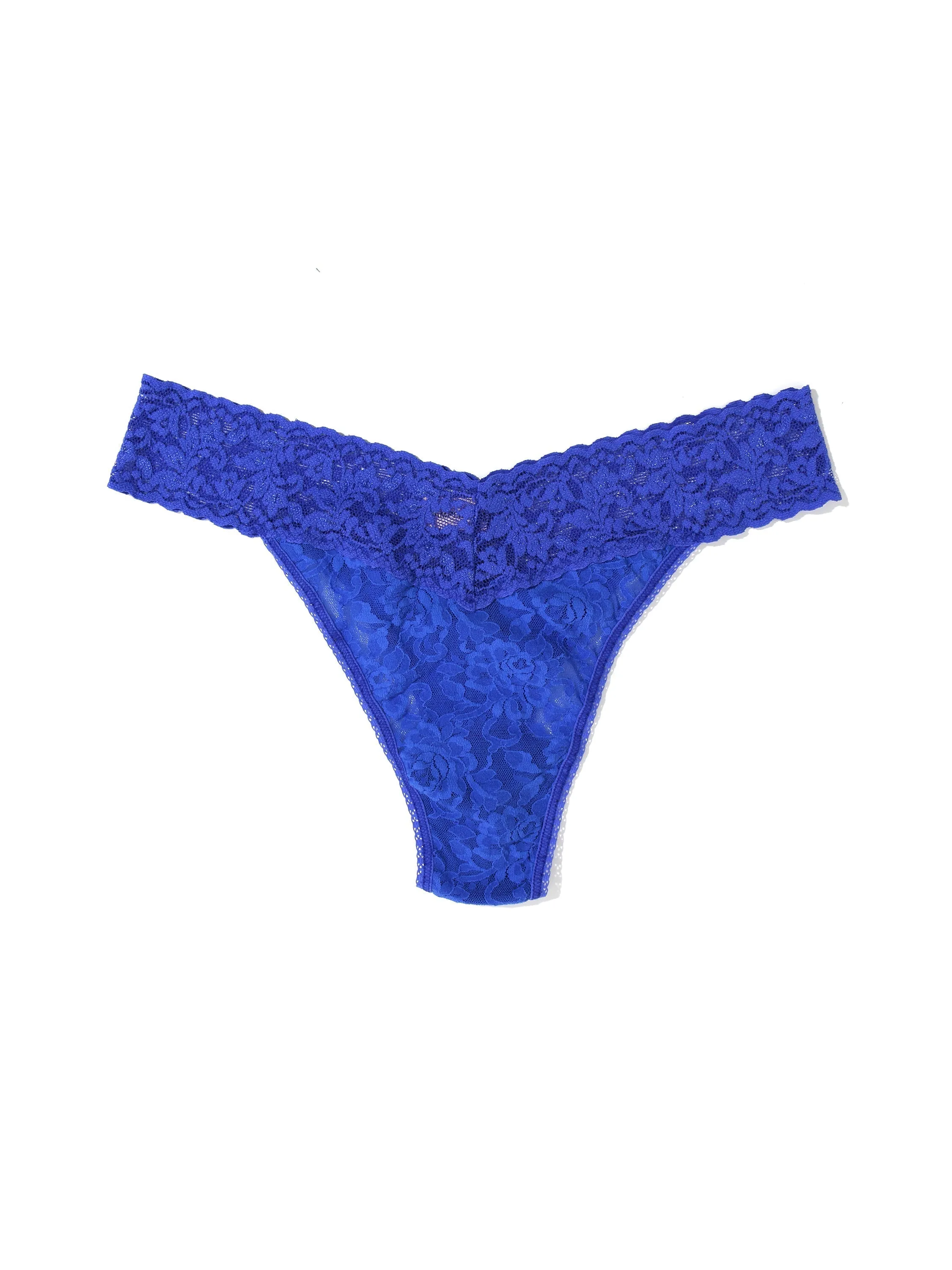 Signature Lace® Original Rise Thong Blue Solace Sale sold by Hanky Panky product image thumbnail 3