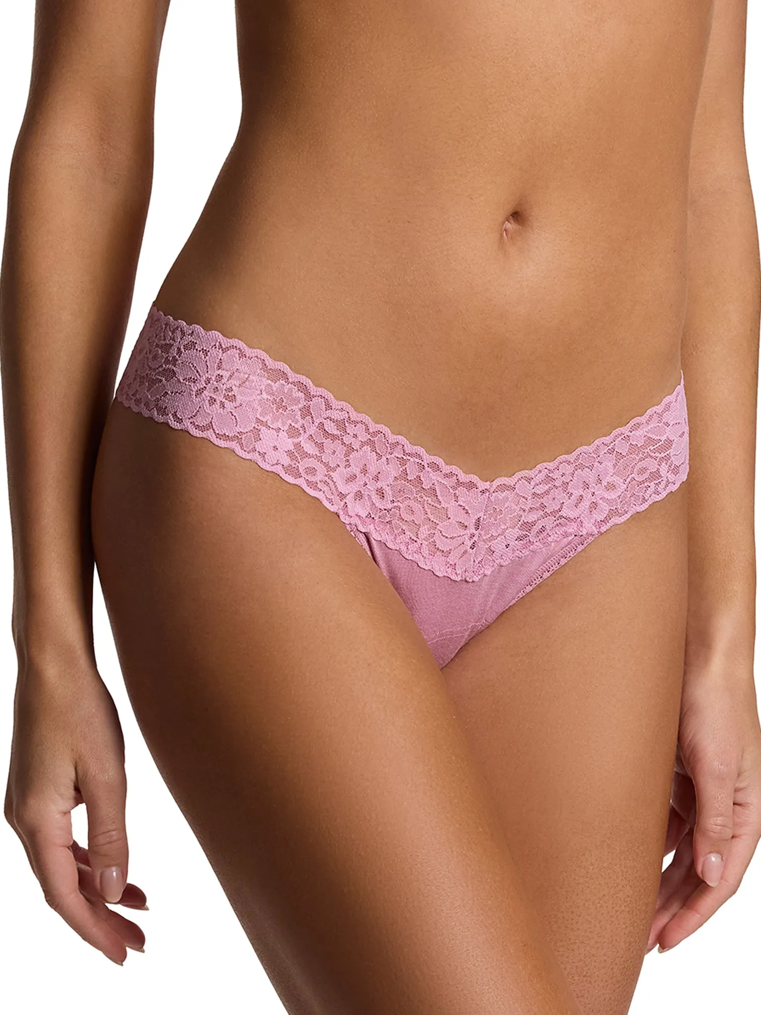 DreamEase™ Low Rise Thong Lavender Tea Pink sold by Hanky Panky product image thumbnail 2