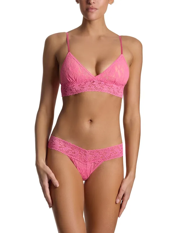 Signature Lace® Low Rise Thong Amused Pink sold by Hanky Panky