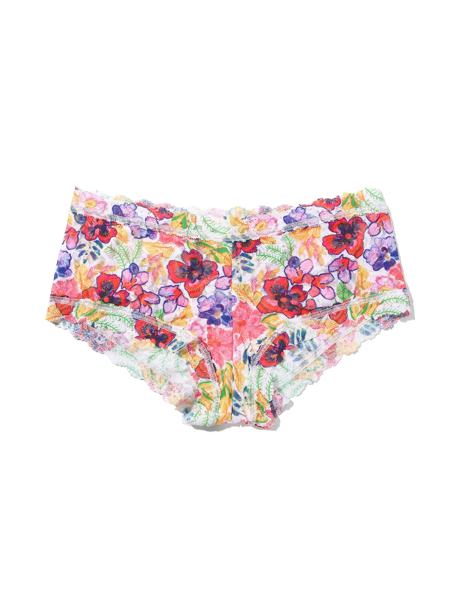Printed Signature Lace® Boyshort Adorned Floral Print Sale sold by Hanky Panky product image thumbnail 4