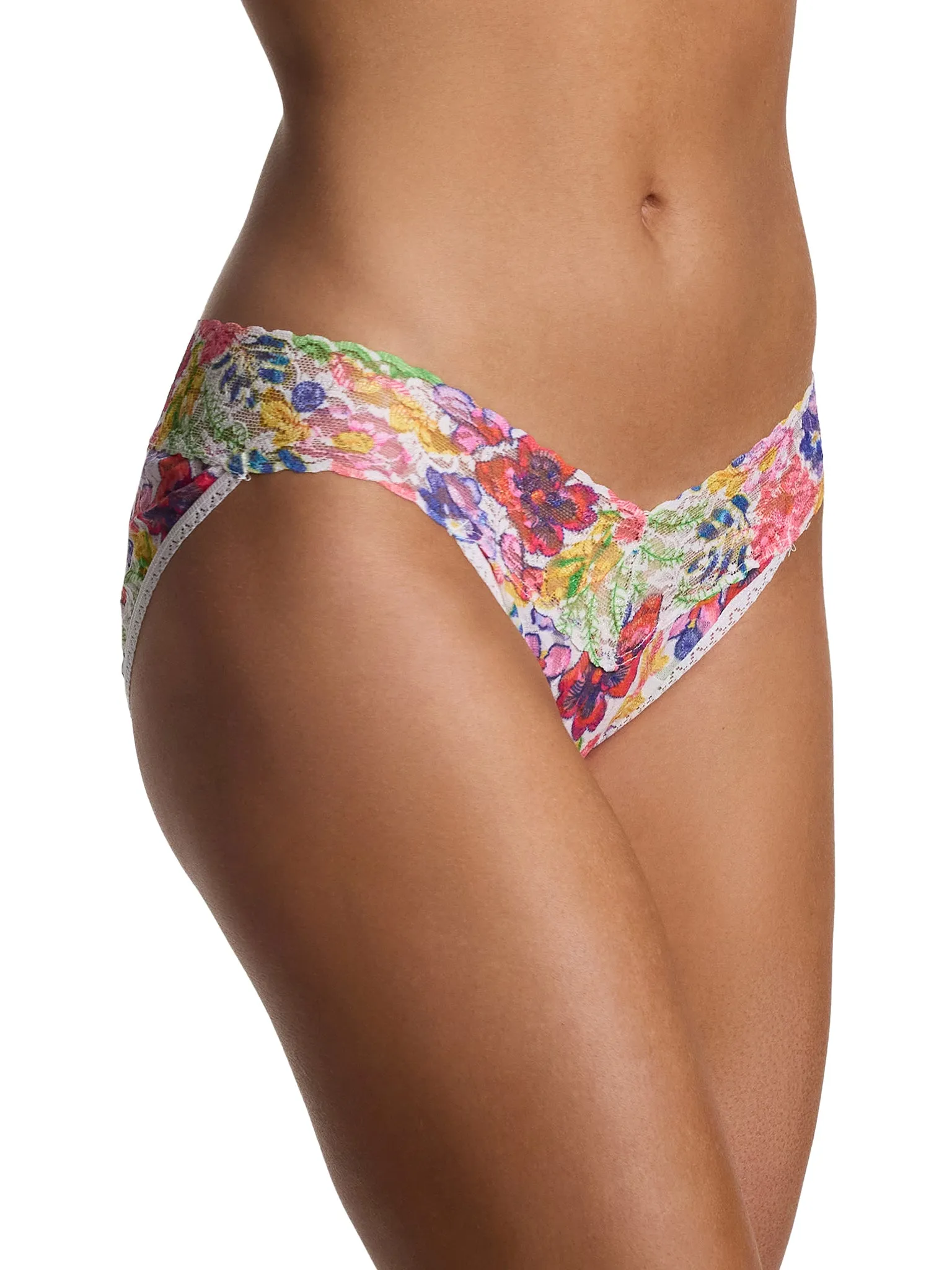 Printed Signature Lace® V-Kini Adorned Floral Print sold by Hanky Panky product image thumbnail 3