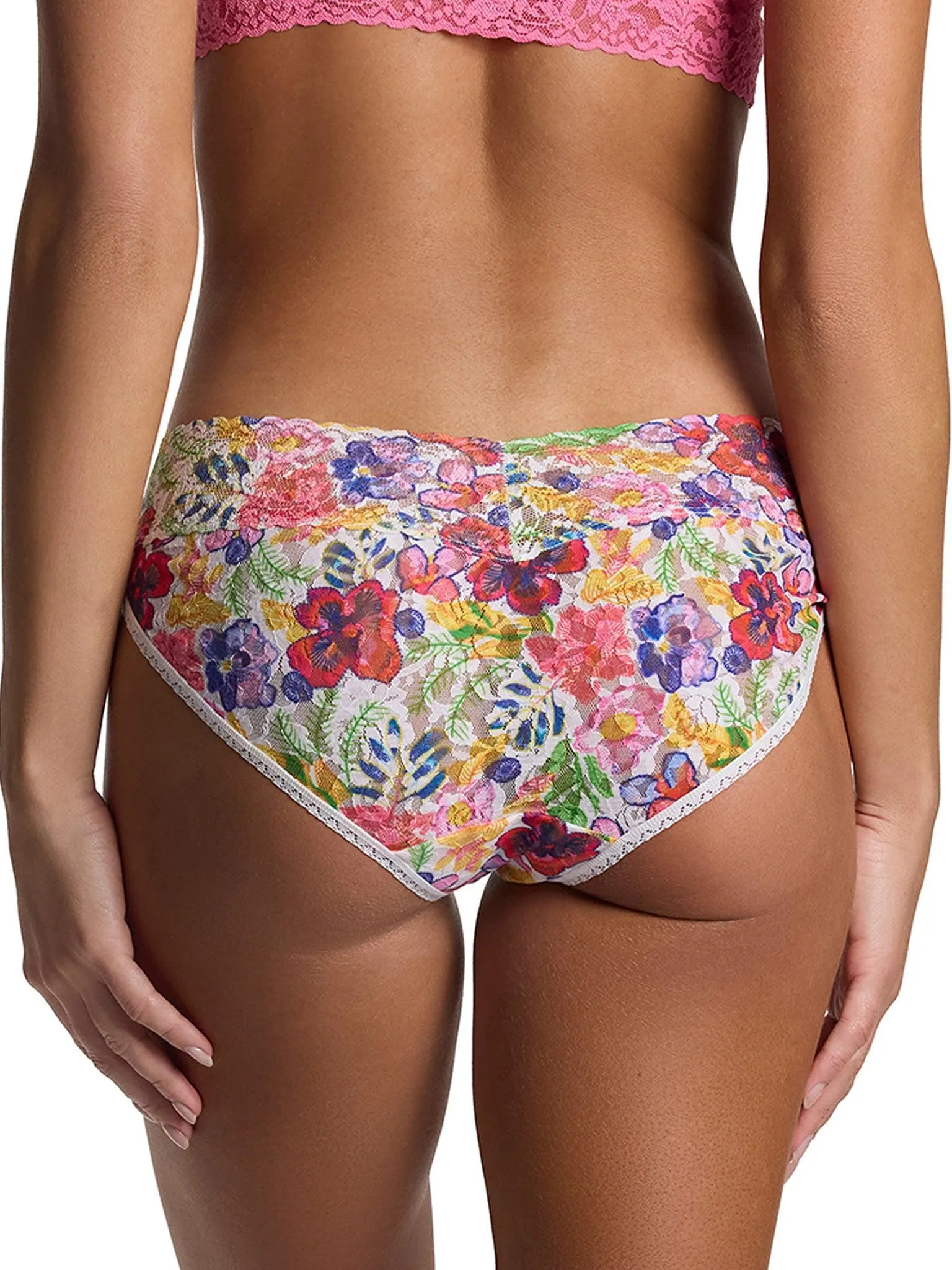 Printed Signature Lace® V-Kini Adorned Floral Print sold by Hanky Panky product image thumbnail 2