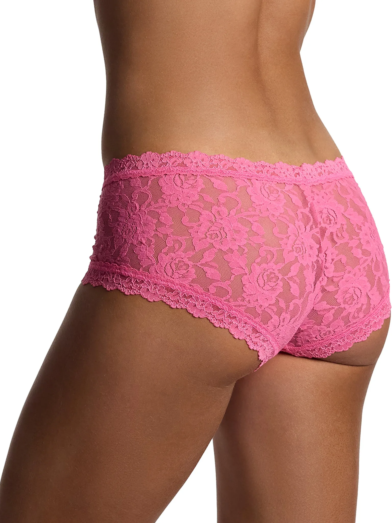 Signature Lace® Boyshort Amused Pink sold by Hanky Panky product image thumbnail 2
