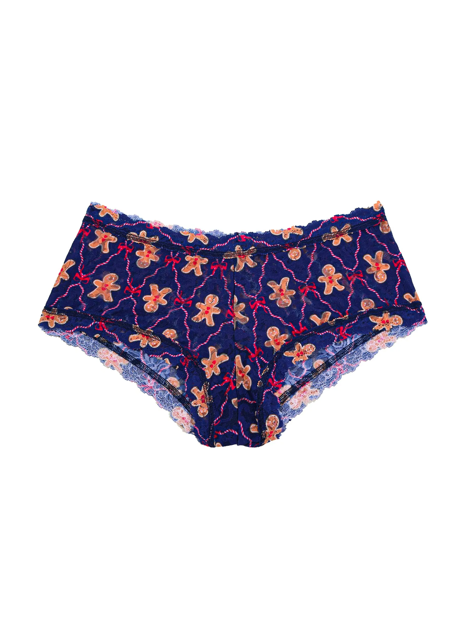 Printed Signature Lace® Boyshort Festive Gingerbread Cookies sold by Hanky Panky product image thumbnail 3