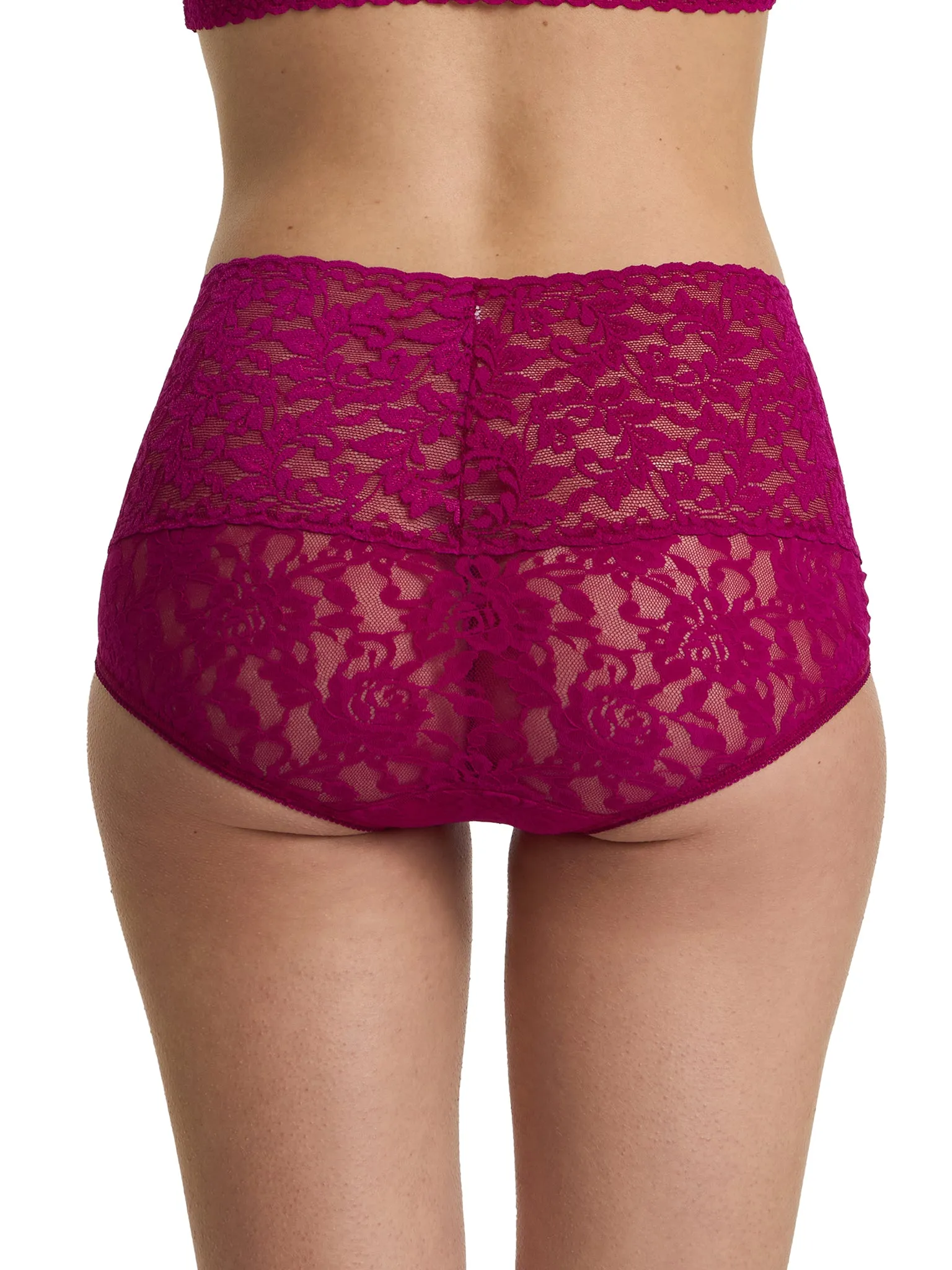 Retro Lace V-Kini From The Vine Red sold by Hanky Panky product image thumbnail 2