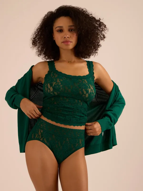 Signature Lace® Classic Cami Spruce Green sold by Hanky Panky