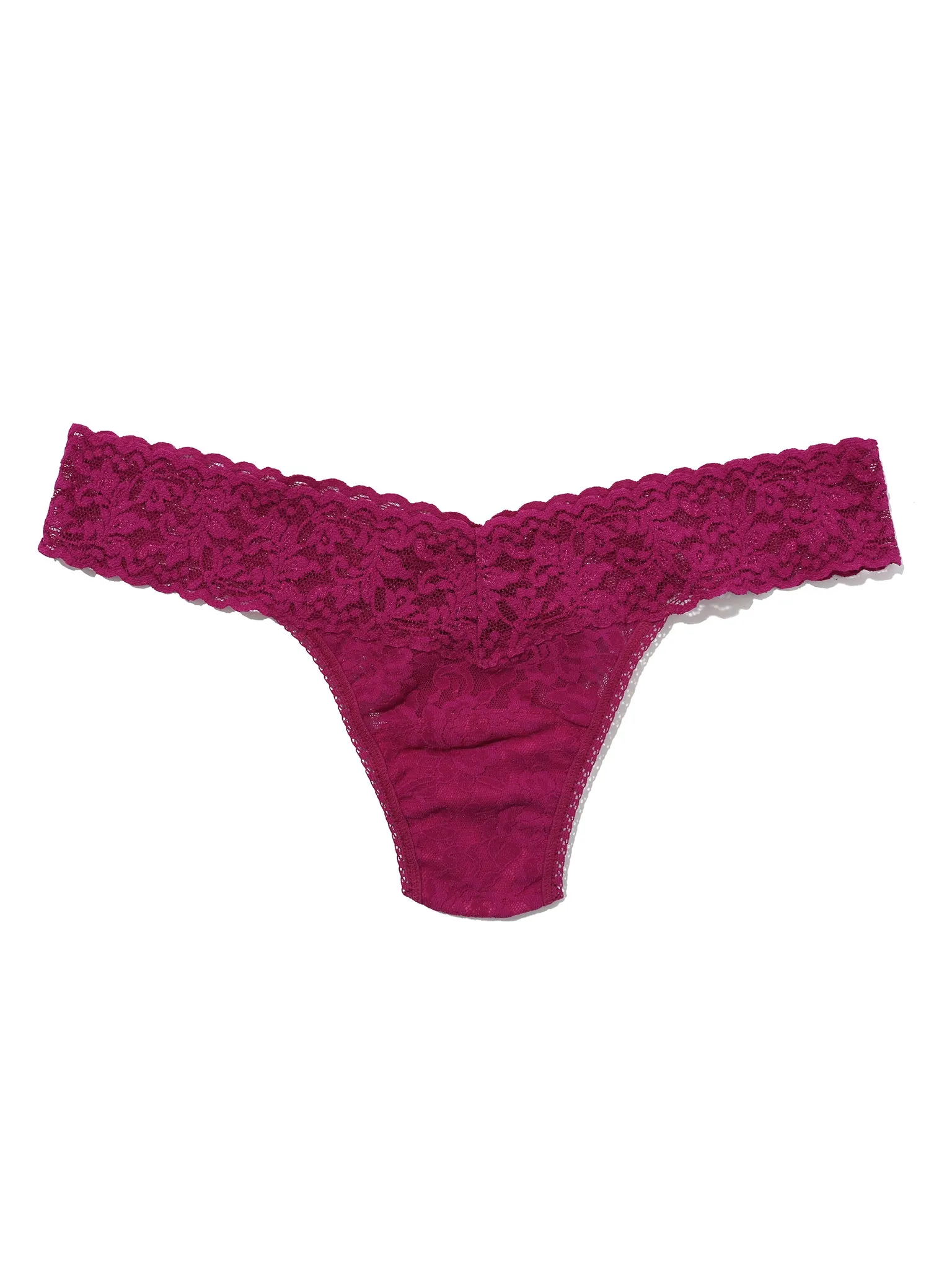 Signature Lace® Low Rise Thong From The Vine Red sold by Hanky Panky product image thumbnail 3