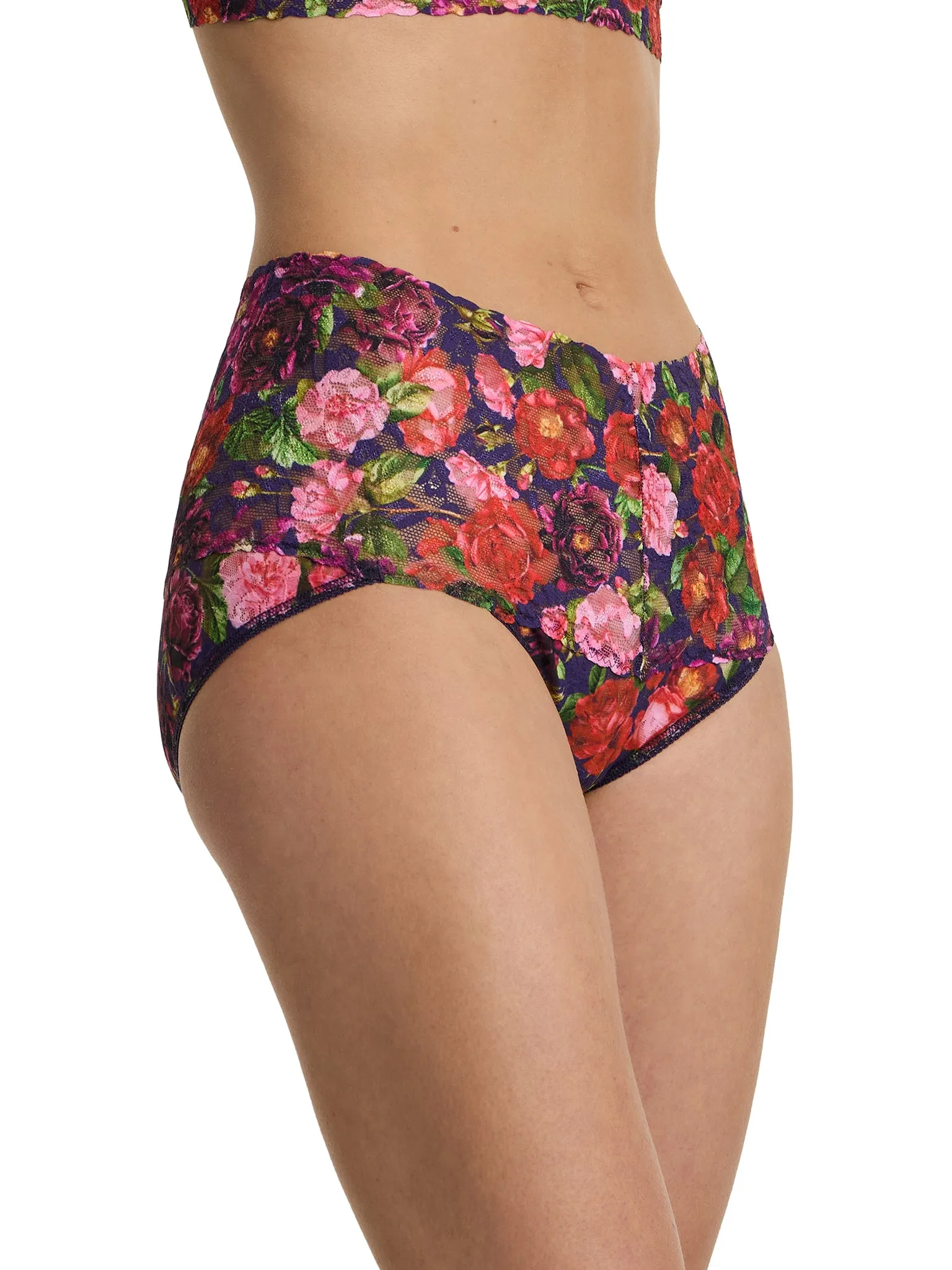 Printed Retro Lace V-Kini Winters Tale Floral Sale sold by Hanky Panky product image thumbnail 2
