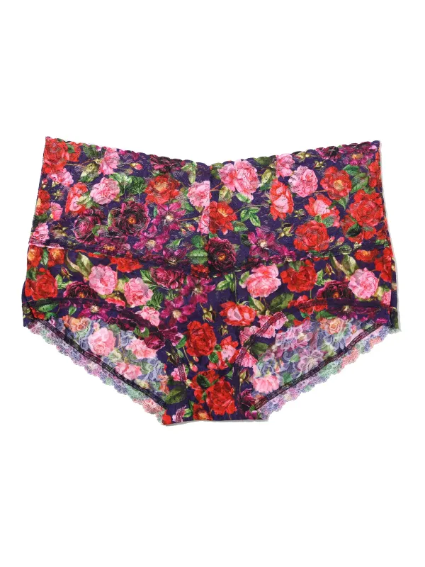 Plus Size Printed Retro Boyshort Winters Tale Floral Sale made by Hanky Panky