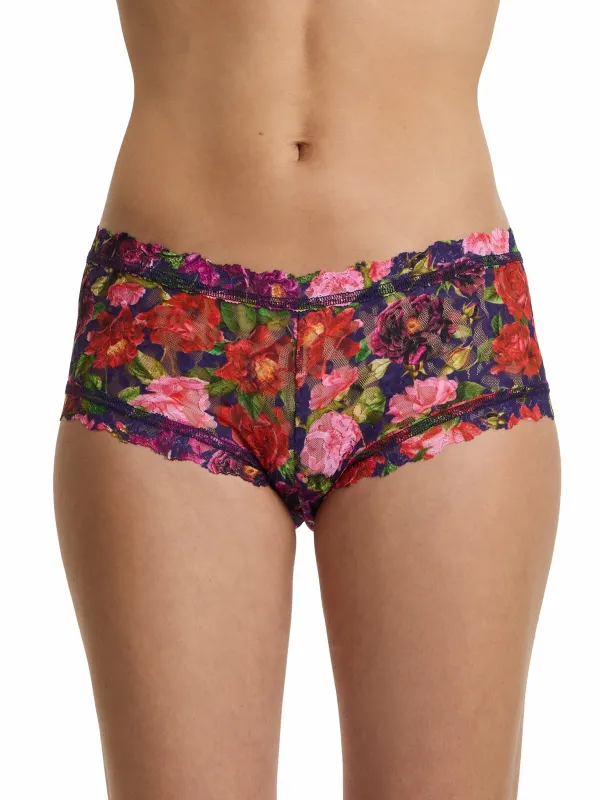 Printed Signature Lace® Boyshort Winters Tale Floral sold by Hanky Panky