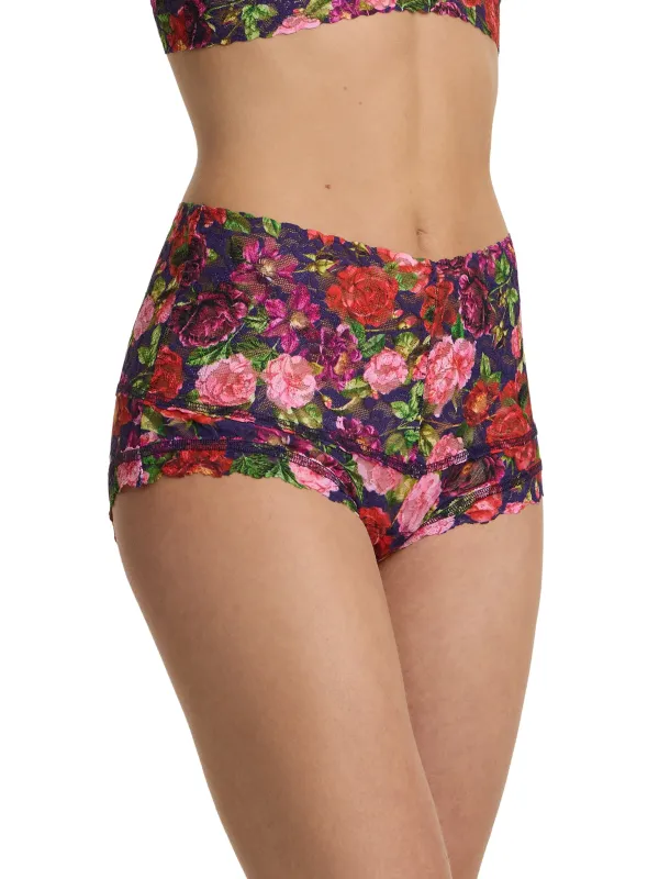 Printed Retro Boyshort Winters Tale Floral sold by Hanky Panky