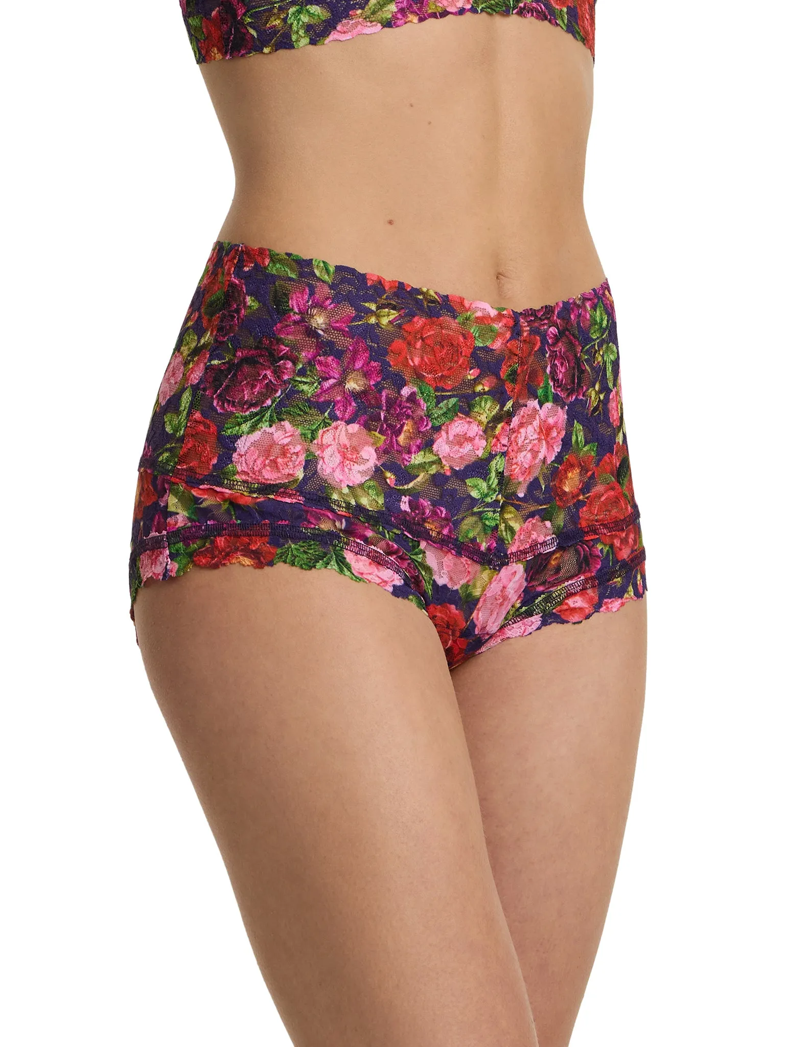 Printed Retro Boyshort Winters Tale Floral sold by Hanky Panky