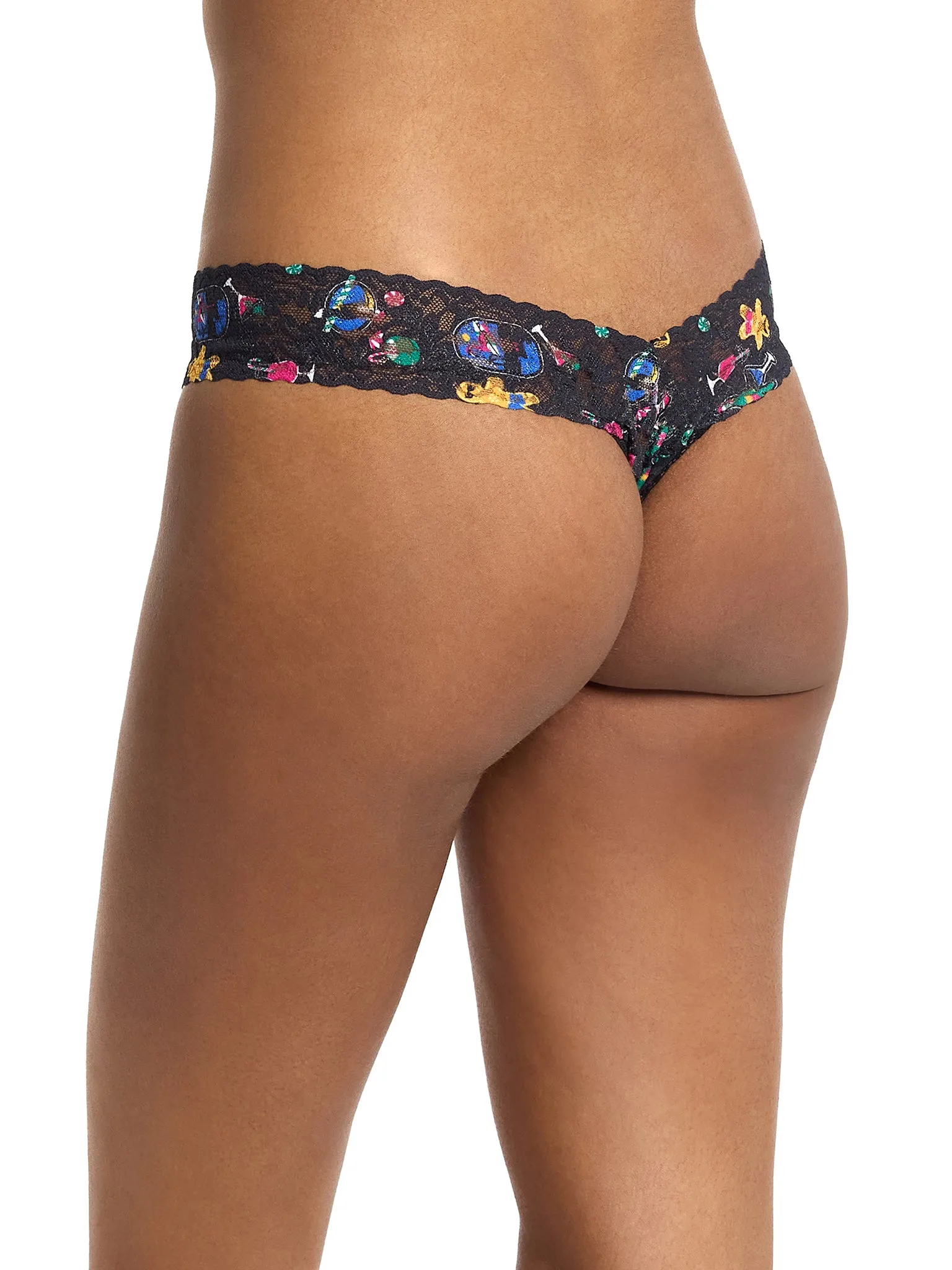 Signature Lace® Low Rise Thong And Saxx Super Soft Vibe Boxer Brief Island Holiday - Black sold by Hanky Panky product image thumbnail 4