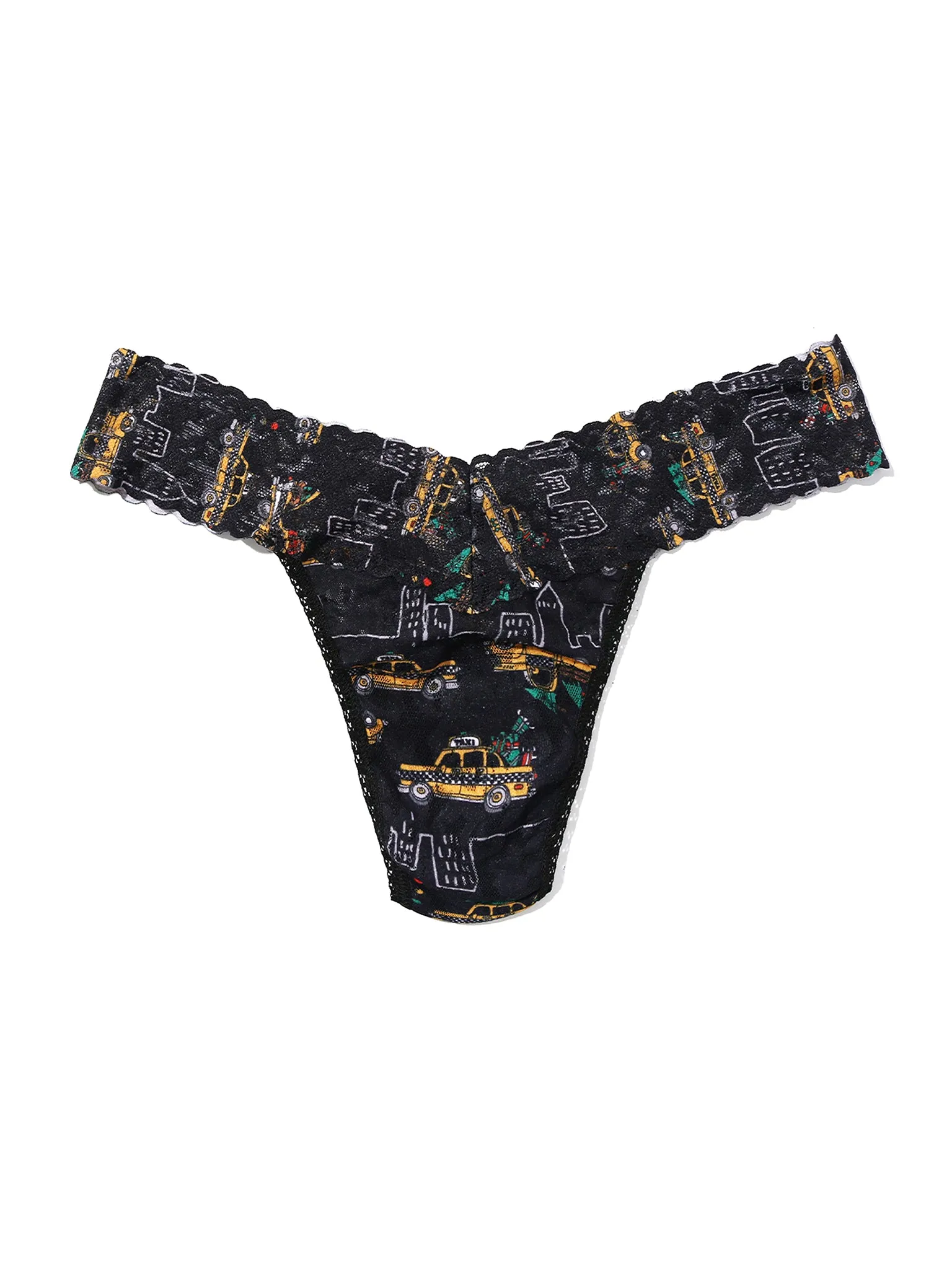 Signature Lace® Original Rise Thong And Saxx Super Soft Vibe Boxer Brief Hail The Holidays - Black sold by Hanky Panky product image thumbnail 3
