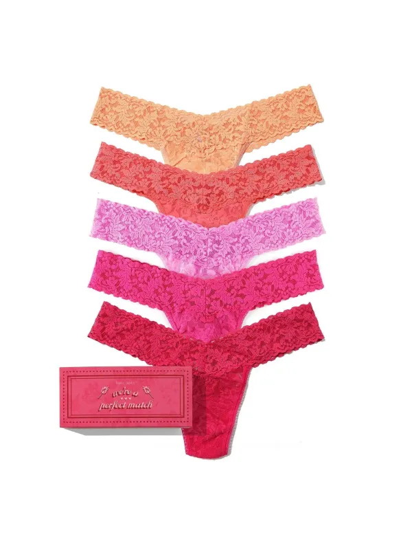 Signature Lace® Low Rise Matchbox 5 Pack Sale sold by Hanky Panky